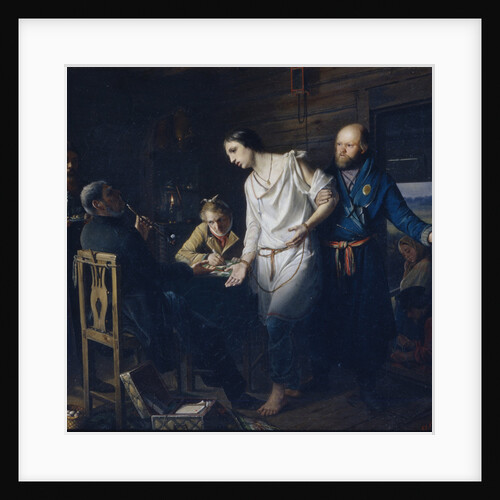 Commissary of Rural Police Investigating, 1857 by Vasili Grigoryevich Perov