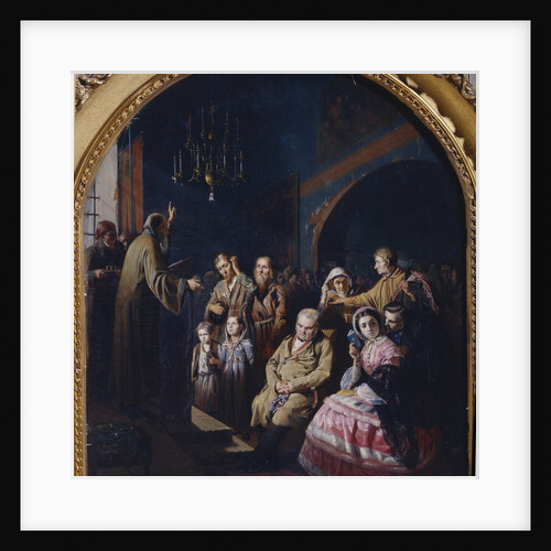 Sermon in a Village, 1861 by Vasili Grigoryevich Perov