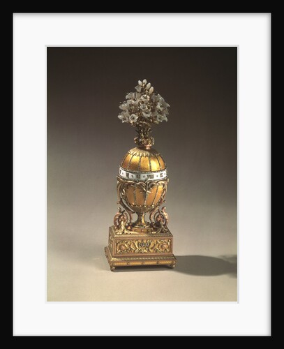 The Bouquet of Lilles Clock Egg (or the Madonna Lily Egg), 1899 by Michail Pershin