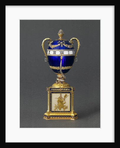 Blue Serpent Clock Egg, 1895 by Michail Pershin