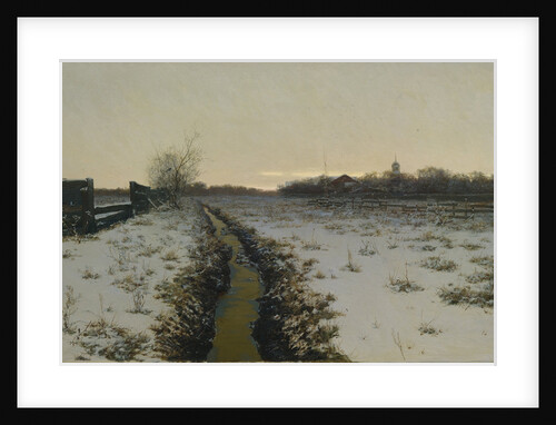 Winter evening, 1888 by Konstantin Konstantinovich Pervukhin
