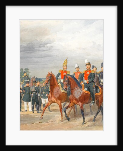 Officers from Cavalry Mounted Regiment by Karl Karlovich Piratsky