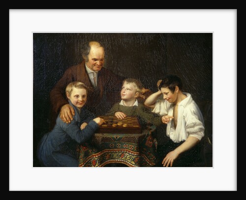 The Draughts Game, 1824 by Pyotr Ivanovich Pnin
