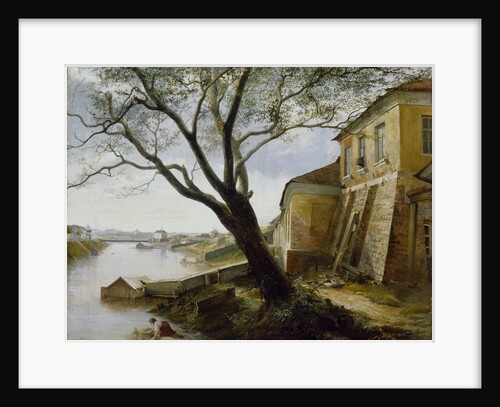 Over the Yauza River in Moscow, 1860 by Alexander Pavlovich Popov