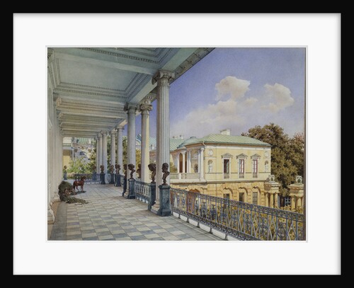 Cameron Gallery in Tsarskoye Selo, 1859 by Ludwig Premazzi