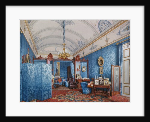 Interiors of the Winter Palace. The Dressing Room of Empress Maria Alexandrovna, 1857 by Ludwig Premazzi