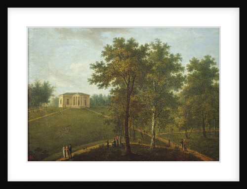 Temple of Truth. View in the Park of Kurakin Estate Nadezhdino, End 1790s by Vasily Petrovich Prichetnikov
