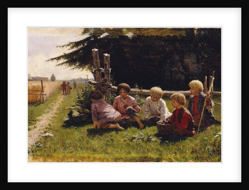 Children in ambush by Illarion Mikhailovich Pryanishnikov