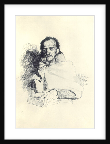 Portrait of the poet Yakov Polonsky, 1896 by Ilya Yefimovich Repin