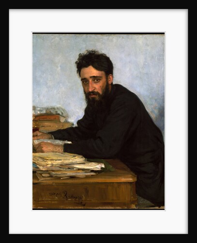 Portrait of the author Vsevolod M. Garshin, 1880s by Ilya Yefimovich Repin