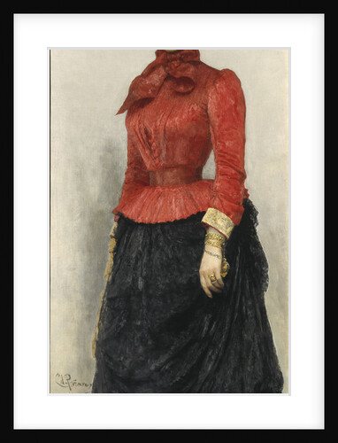 Portrait of Baroness Varvara Ikskul von Hildenbandt, 1889 by Ilya Yefimovich Repin