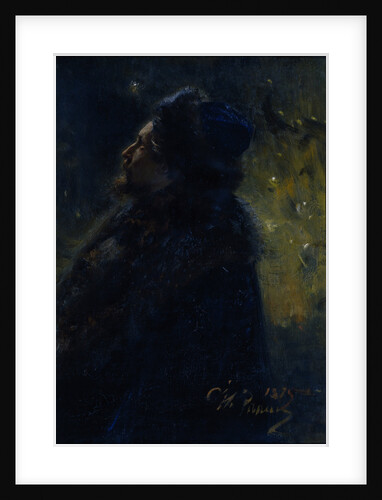 Sadko. Portrait of the artist Viktor Vasnetsov, 1875 by Ilya Yefimovich Repin