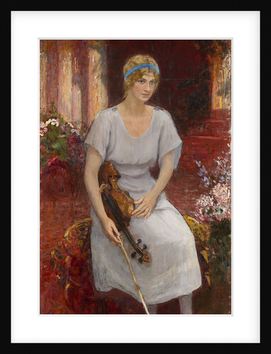 Portrait of the Violinist Cecilia Hansen, 1922 by Ilya Yefimovich Repin