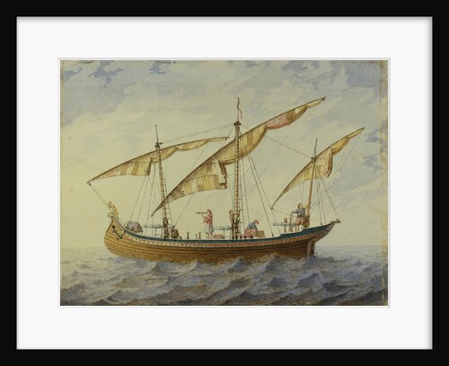 Stage design for the ballet Corsair by A. Adam, 1863 by Andreas Leonhard Roller