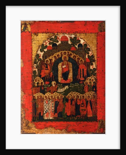 In Thee Rejoiceth, Late 15th cen by Russian icon