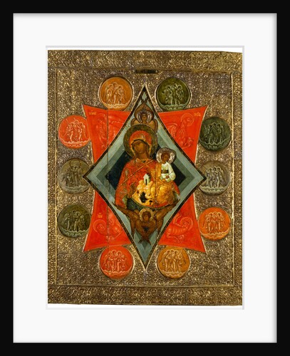 Mother of God of the Burning Bush, Mid of 16th cen by Russian icon