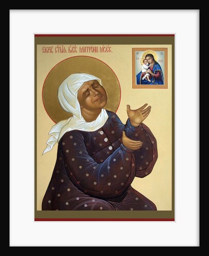 Saint Matrona of Moscow, 20th century by Russian icon