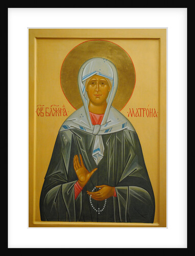 Saint Matrona of Moscow, 20th century by Russian icon