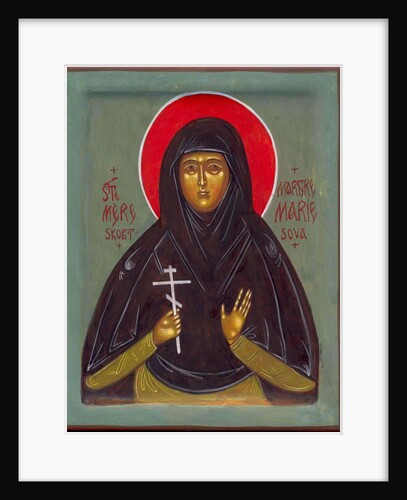 Saint Mother Maria, 20th century by Russian icon