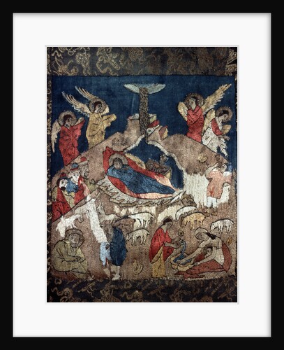 Nativity (Detail of a shroud), 15th century by Russian master