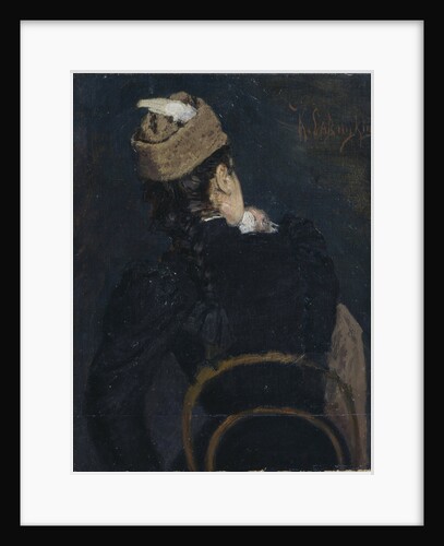 A Girl Student, 1890s by Konstantin Apollonovich Savitsky