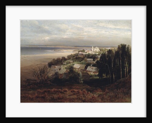 The Pechersky Ascension Monastery near Nizhny Novgorod, 1871 by Alexei Kondratyevich Savrasov