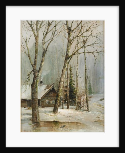 Cottage in the Woods by Alexei Kondratyevich Savrasov