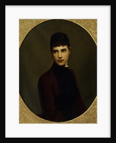 Portrait of Empress Maria Fyodorovna, Princess Dagmar of Denmark, Mid of the 19th cen by Nikolai Gustavovich Schilder