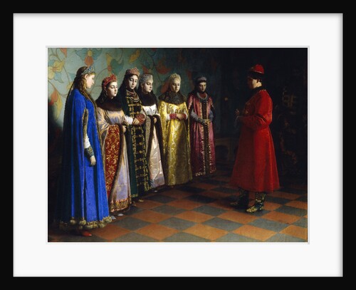 Tsar Alexei Mikhailovich Choosing a Bride, 1882 by Grigori Semyonovich Sedov