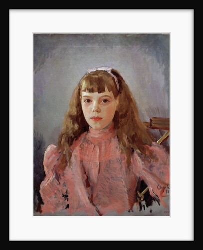 Portrait of Grand Duchess Olga Alexandrovna of Russia (1882?1960), 1893 by Valentin Alexandrovich Serov
