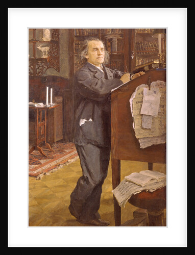 Portrait of the composer Alexander Serov, 1889 by Valentin Alexandrovich Serov