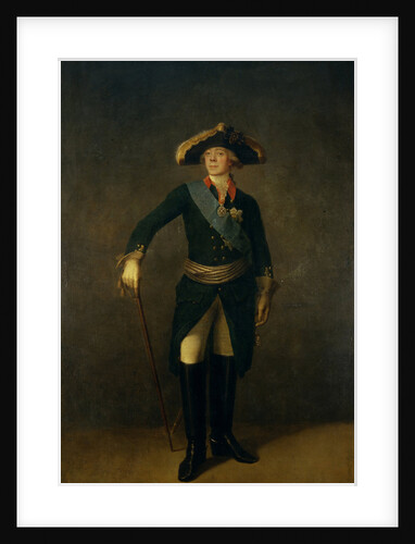 Portrait of the Emperor Paul I of Russia, 1797 by Stepan Semyonovich Shchukin