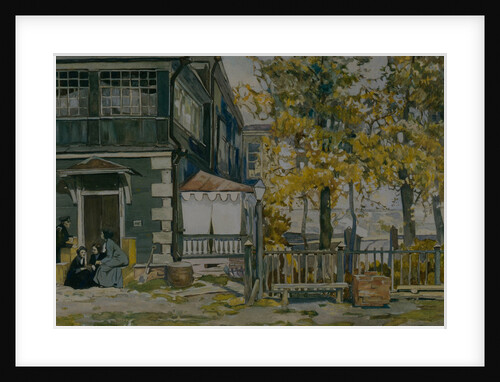 Stage design for the play Three Sisters by A. Chekhov, 1901 by Viktor Andreyevich Simov