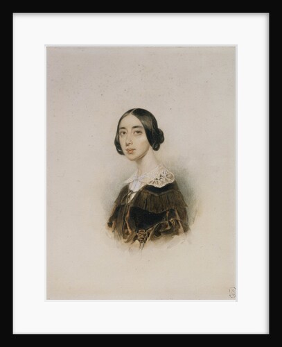 Portrait of the singer and composer Michelle Pauline Viardot-García, 1843-1845 by Pyotr Fyodorovich Sokolov