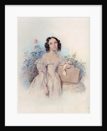 Portrait of Princess Helen Biron von Curland, née Meshcherskaya, 1830s by Pyotr Fyodorovich Sokolov