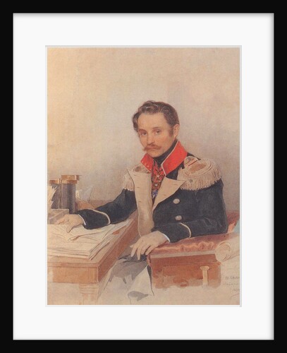 Portrait of Leonty Vasilievich Dubelt, Chief of Staff of the Corps of Gendarmes, 1834 by Pyotr Fyodorovich Sokolov