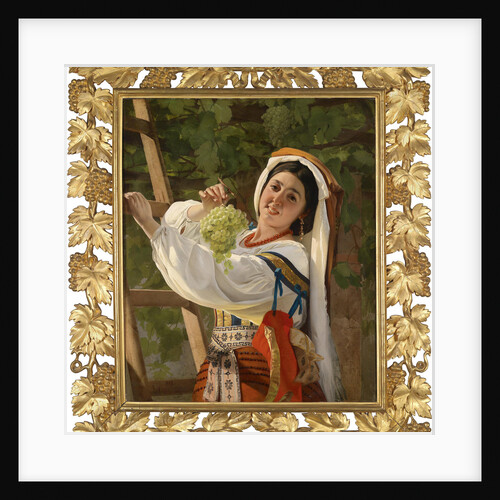 A laughing Girl in South Italian dress, 1857 by Yevgraf Semyonovich Sorokin