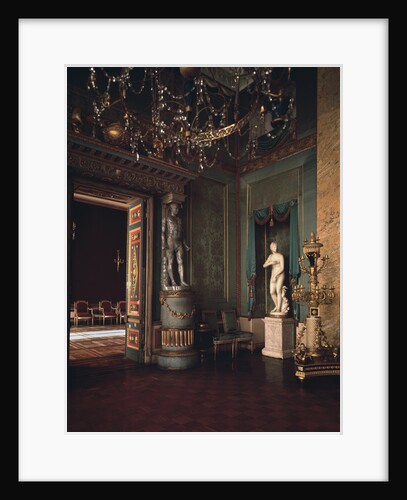 The Blue Hall of the Ostankino palace in Moscow, 1796 by Ivan Yegorovich Starov