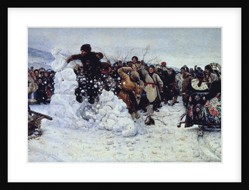 Storm of Snow Fortress, 1891 by Vasili Ivanovich Surikov