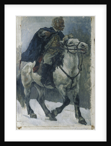 Alexander Suvorov on horseback, 1897-1898 by Vasili Ivanovich Surikov