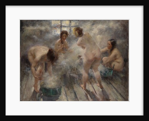In a Russian Banya, 1916 by Vitali Gavrilovich Tikhov