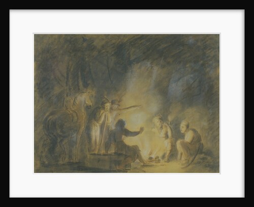 At Campfire, 1806 by Fyodor Petrovich Tolstoy