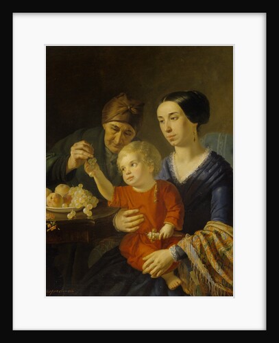 Family portrait, 1848 by Foma Gavrilovich Toropov