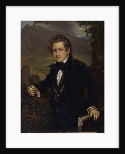 Portrait of the painter Karl Pavlovich Bryullov, 1836 by Vasili Andreyevich Tropinin
