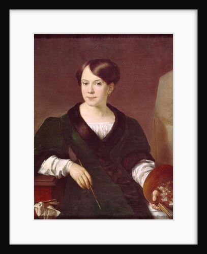 Portrait of the painter Lyubov Borozdna-Stromilova, 1831 by Vasili Andreyevich Tropinin