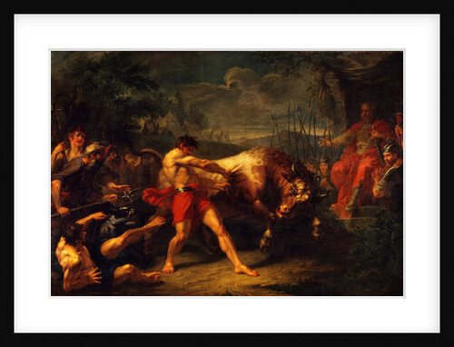 The Trial of Strength of Yan Usmar, 1796 by Grigori Ivanovich Ugryumov