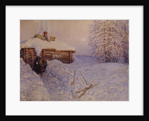 Banya in Winter, 1919 by Appolinari Mikhaylovich Vasnetsov