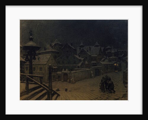 The boyars mansions sleeping, 1918 by Appolinari Mikhaylovich Vasnetsov