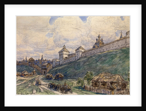 Serpukhov in the 17th Century by Appolinari Mikhaylovich Vasnetsov