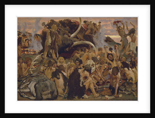 The Stone Age. A Feast, 1883 by Viktor Mikhaylovich Vasnetsov